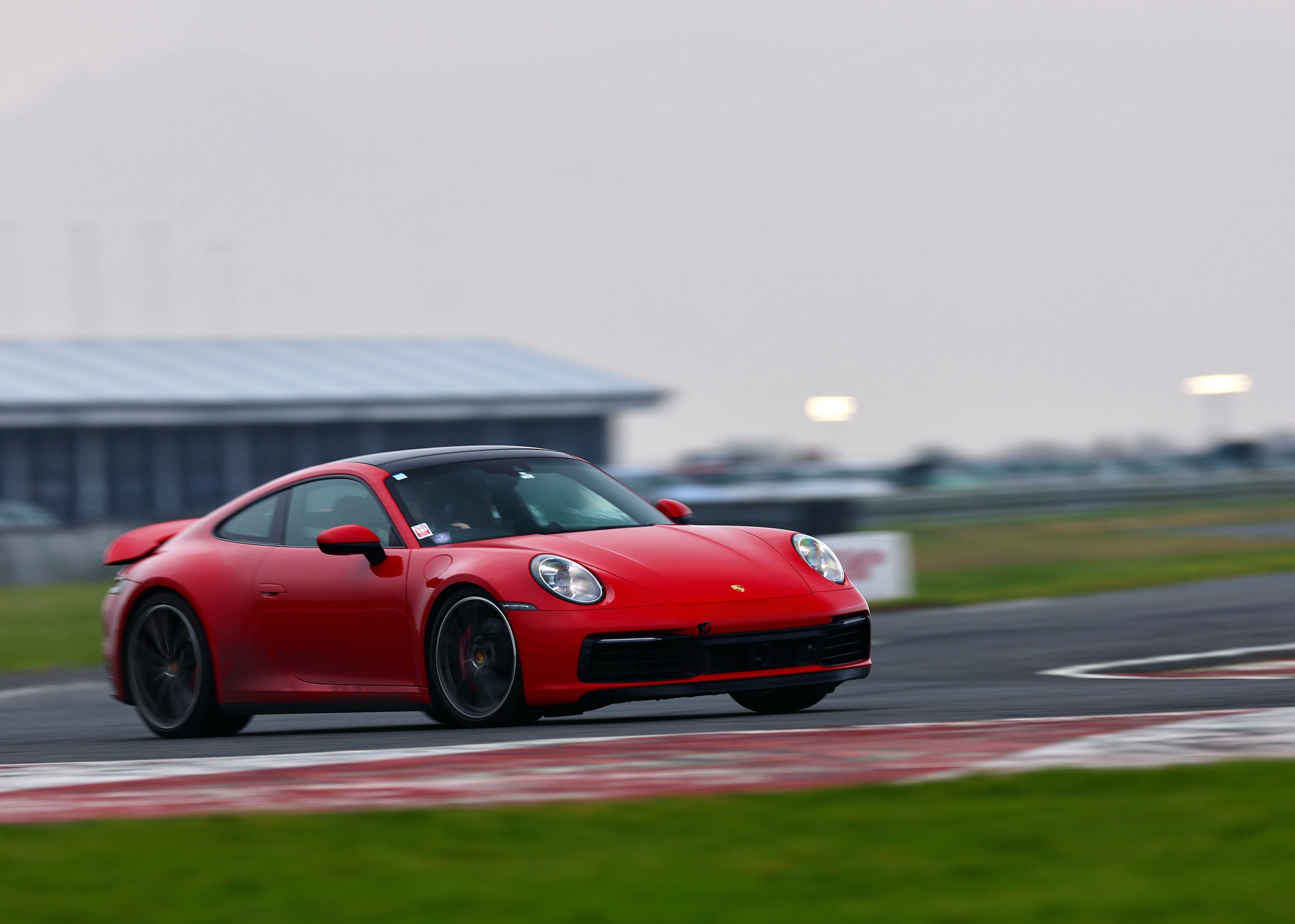 Porsche 992 on track
